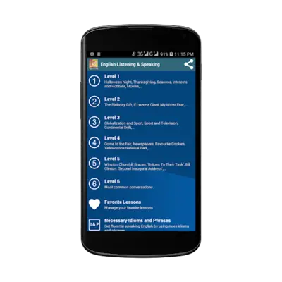 English Listening and Speaking android App screenshot 5